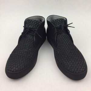 TCG Rodan Chukka denim and leather sneaker…